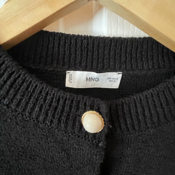 MNG Knitted Cardigan with Jewel Buttons - Size M - Picture 7 of 7